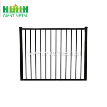 welded powder coated zinc steel fences